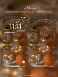 Mandarin | Rich Girl Energy Digital Wallpapers | 4K Instant Digital Download |  for iPhone, iPad, MacBook, Apple Watch | manifesting abundance wallpapers