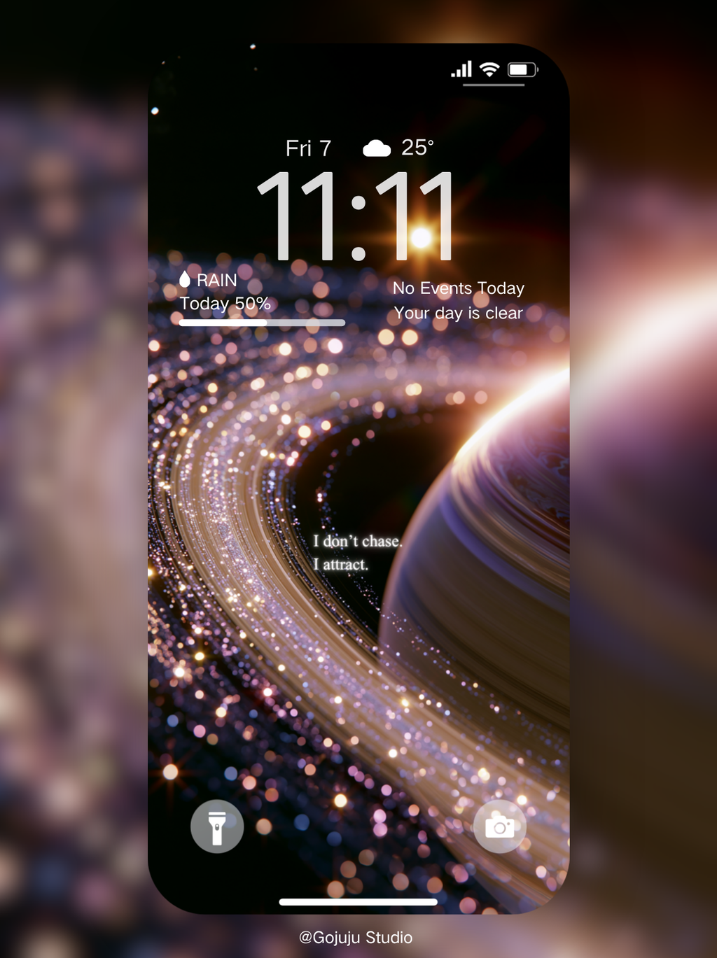 Saturn | Main Character Digital Wallpapers | 4K Instant Digital Download | for iPhone, iPad, MacBook, Apple Watch | manifesting high energy wallpapers