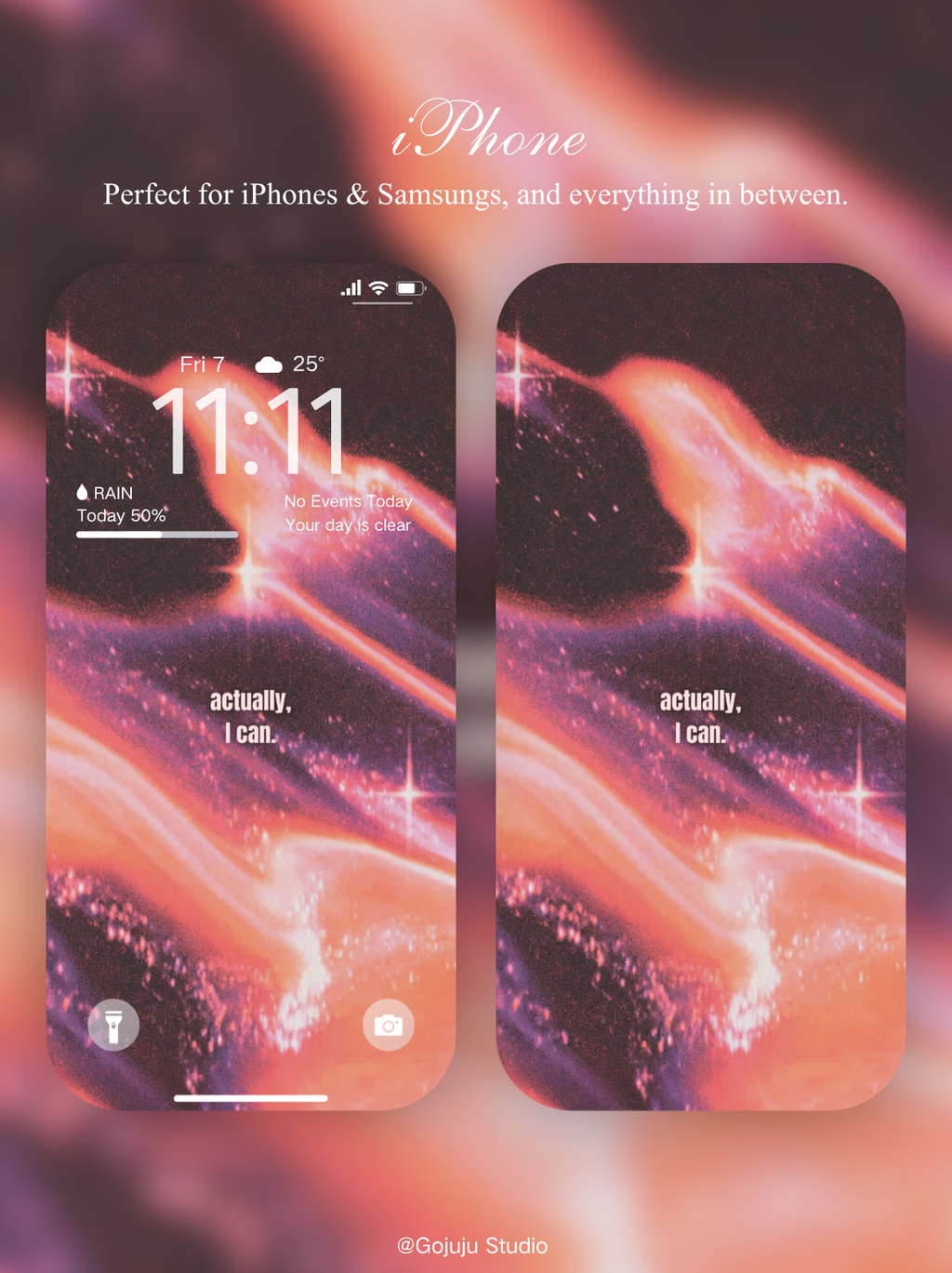 Aurora | Main Character Digital Wallpapers | 4K Instant Digital Download | for iPhone, iPad, MacBook, Apple Watch | manifesting high energy wallpapers
