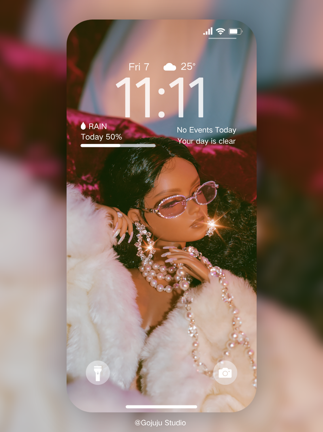 Charlotte | Rich Girl Energy Digital Wallpapers | 4K Instant Digital Download |  for iPhone, iPad, MacBook, Apple Watch | manifesting abundance wallpapers