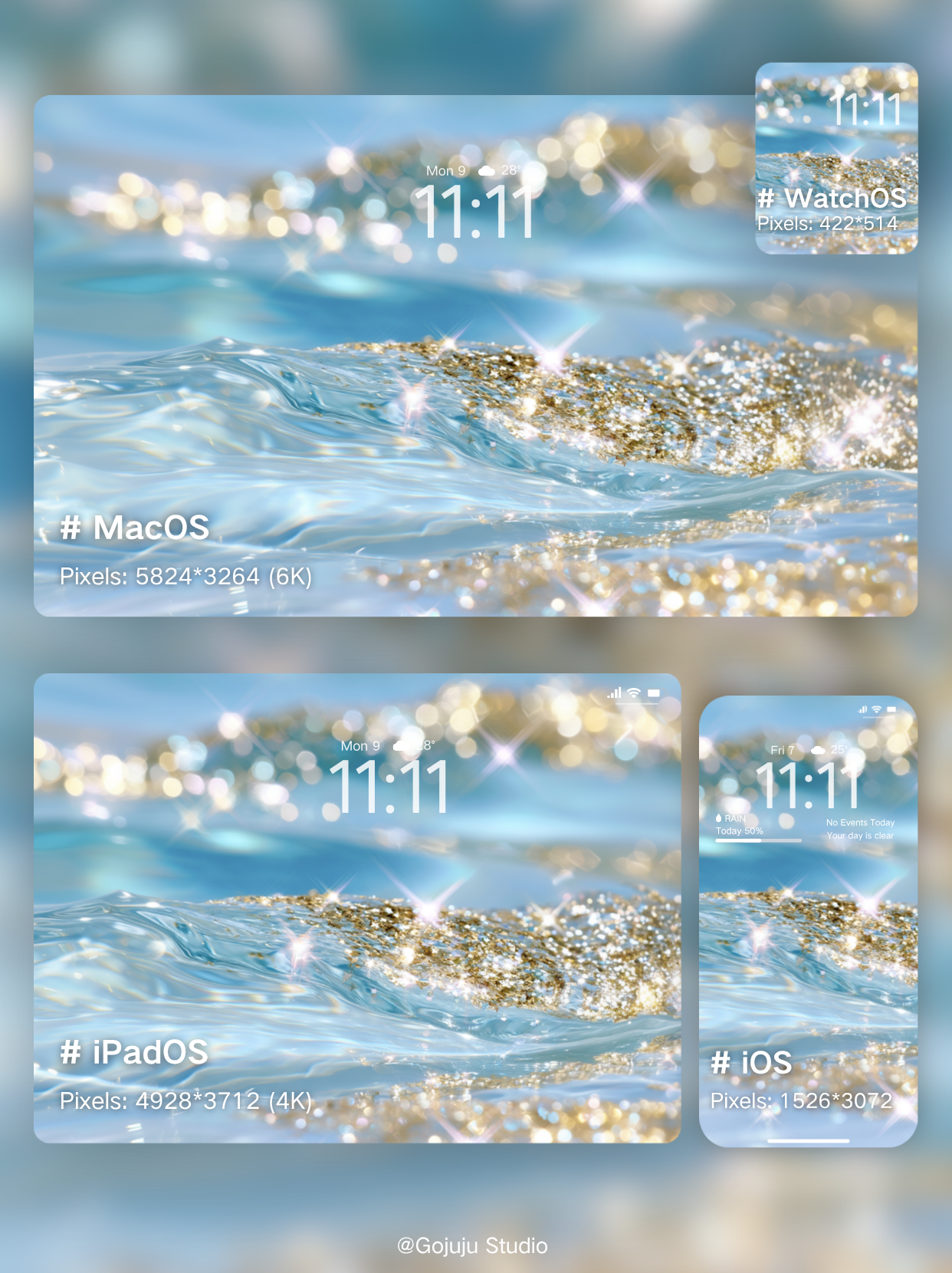 Marina | Calm Moment Digital Wallpapers | 4K Instant Digital Download |  for iPhone, iPad, MacBook, Apple Watch | manifesting healing & calm wallpapers