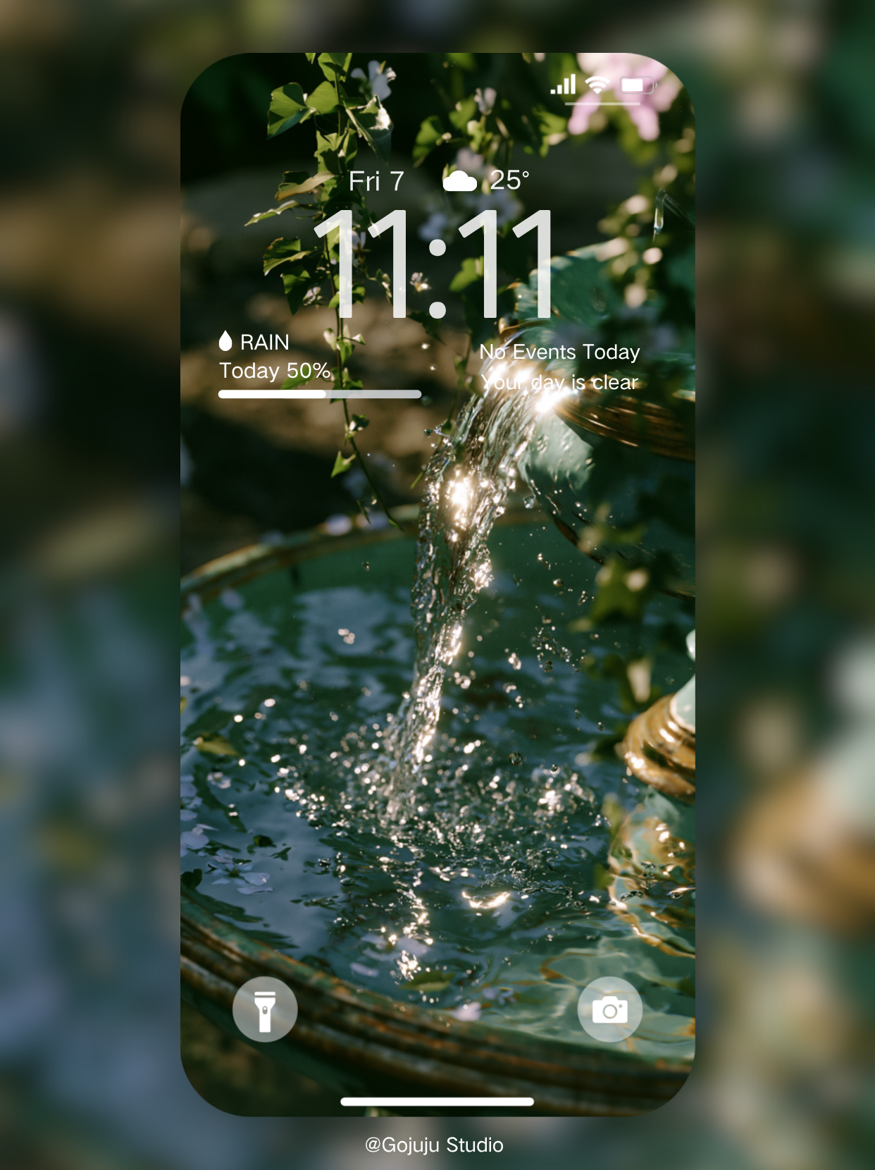 Dorothy | Lucky Girl Syndrome Wishing Well Digital Wallpapers | 4K Instant Digital Download | for iPhone, iPad, MacBook, Apple Watch | Manifestation Wallpapers