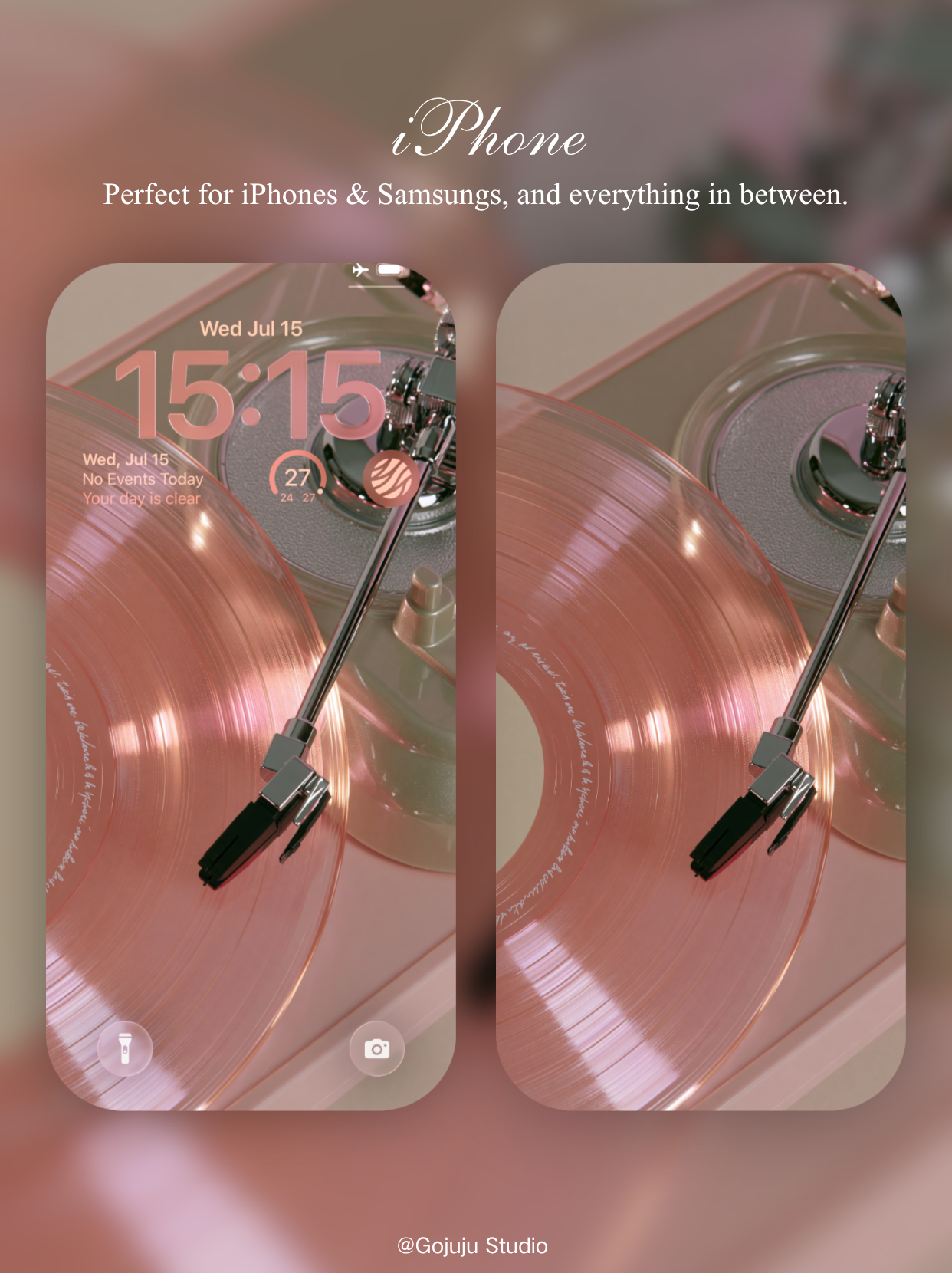 Disc | Love Magnet Digital Wallpapers | 4K Instant Digital Download |  for iPhone | manifesting love attraction wallpapers