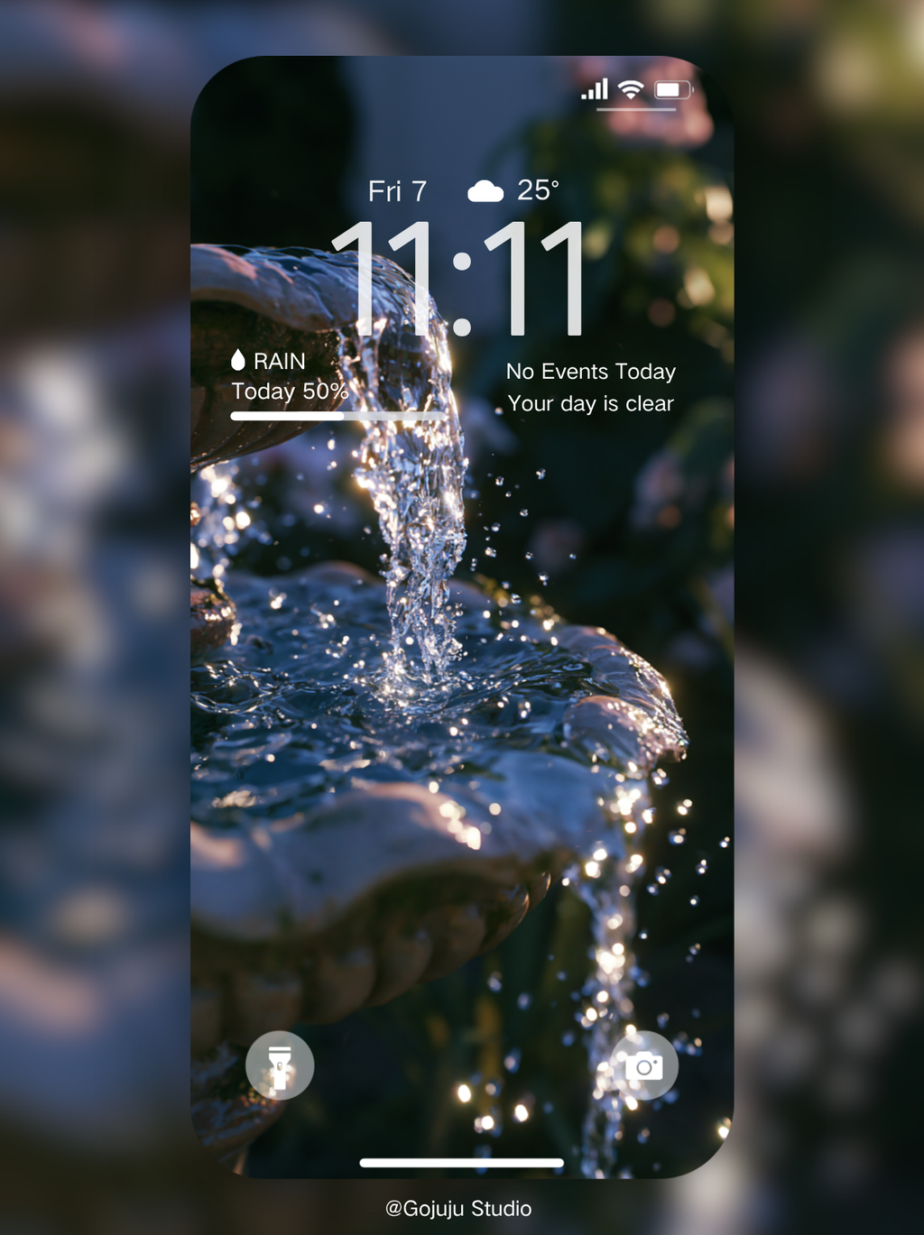 Cinderella | Lucky Girl Syndrome Wishing Well Digital Wallpapers | 4K Instant Digital Download | for iPhone, iPad, MacBook, Apple Watch | Manifestation Wallpapers
