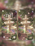 Rainelle | Lucky Girl Syndrome Wishing Well Digital Wallpapers | 4K Instant Digital Download | for iPhone, iPad, MacBook, Apple Watch | Manifestation Wallpapers