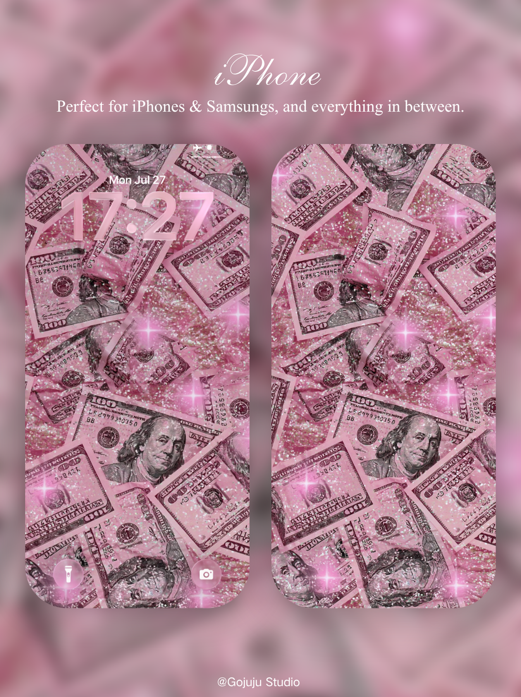 Money | Rich Girl Energy Digital Wallpapers | 4K Instant Digital Download |  for iPhone | manifesting abundance wallpapers