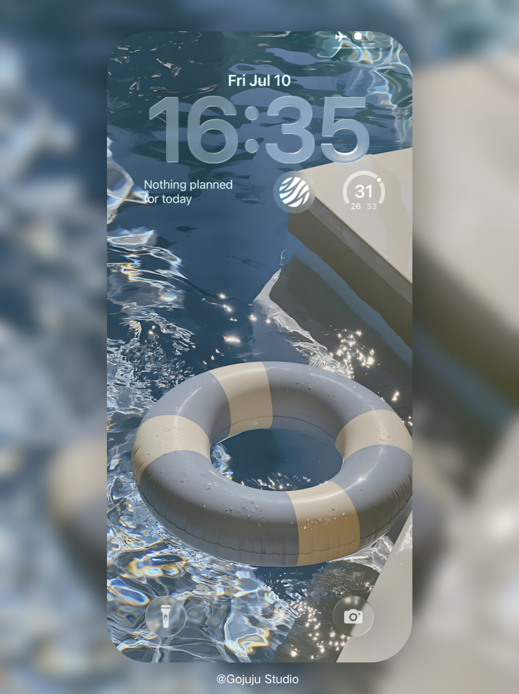 Pool | Calm Moment Digital Wallpapers | 4K Instant Digital Download |  for iPhone | manifesting healing & calm wallpapers